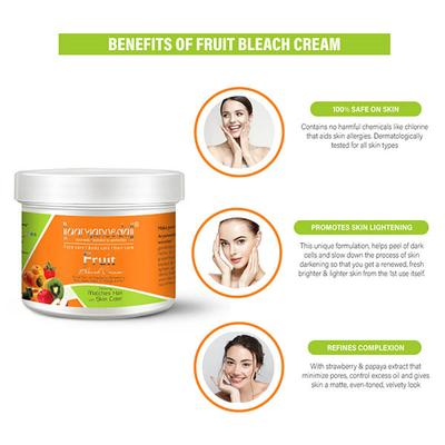 Aryanveda Fruit Bleach Cream (Pack of 2) 43 gm - Bleach