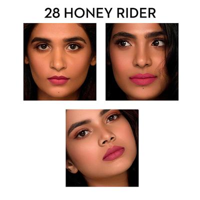 SUGAR Cosmetics Matte As Hell Crayon Lipstick - 28 Honey Rider (Deep Peach Pink) 2.8 gm - Lip Crayons