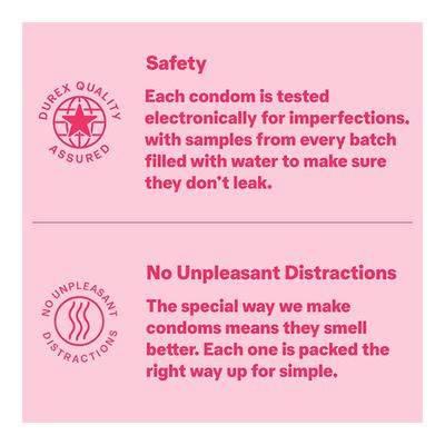 Durex Condoms - Extra Ribbed 10's - Plain/Flavoured Condoms