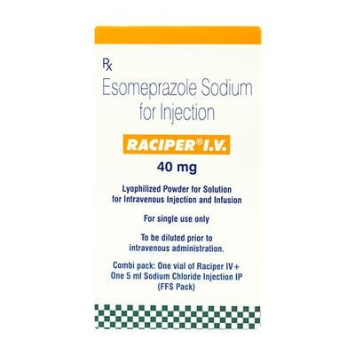 Raciper 40mg Injection 5ml - Ulcer/Reflux/Flatulence-Aaa