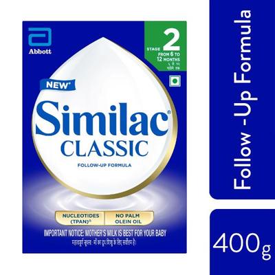 Similac Classic Follow-Up Formula Stage 2 Powder (6 to 12 months) Refill Pack 400 g - Baby And Infant Supplements