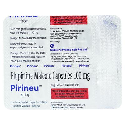 PIRINEU 100 Capsule 10's - Pain relief-Ano