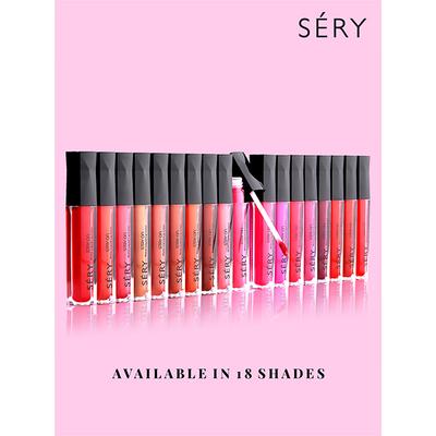 Sery Stay On Matte Liquid Lipstick Forever Nude, Brown (LSO - 05) 5 ml - Liquid Lipsticks