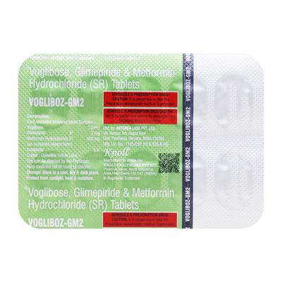 VOGLIBOZ GM2 Tablet 10's - Diabetes-Ant