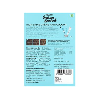Bblunt Salon Secret High Shine Creme Hair Colour Chocolate Dark Brown 152 ml - Crème