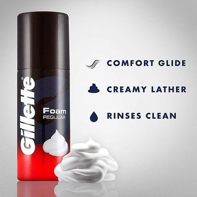 Gillette Regular Shaving Foam 50 gm - Shaving Foams