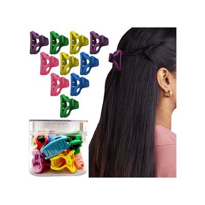 Majestique Stylish Premium Matte Plastic Hair Clutcher, Claw Clip, For Women, Girls With Box 10's - Hair Clips/Bands