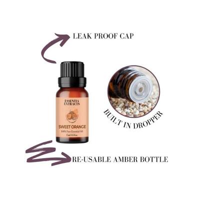 Essentia Extracts Sweet Orange Essential Oil 15 ml - Essential Oils