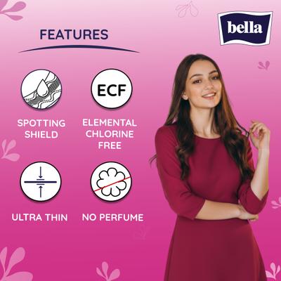 Bella Serenity Ultra Thin Panty Liners for Women (L) 60's - Panty Liners