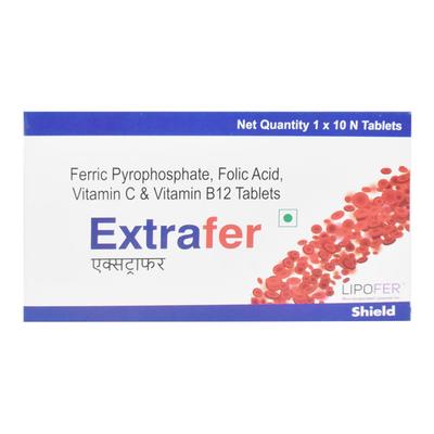 Extrafer Tablet 10'S - Iron Supplement/Anaemia-Vma
