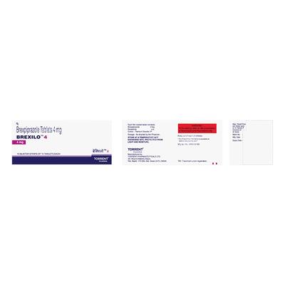 BREXILO 4 Tablet 10's - Schizophrenia-Aps