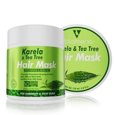 Volamena Hair Mask - Karela & Tea Tree 100 ml - Hair Masks & Packs