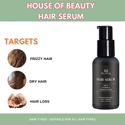 House of Beauty Intensive Hair Growth Serum W,T Sunscreen for Dry, Frizzy & Dull Hair 30 ml - Hair Serums