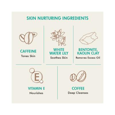 Mcaffeine Quick Pore Cleansing Kit - Cleanse & Unclog Pores (100ml + 100gm) 1's - Face Packs