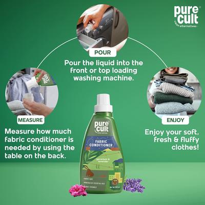 PureCult Fabric Conditioner - Geranium & Lavender 500 ml - Others