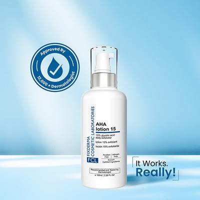 Fixderma Cosmetic Laboratories (FCL) AHA 15 Lotion 100ml - Lotions & Creams