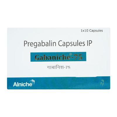 GABANICHE 75 Capsule 10's - Neuropathic Pain-Dru