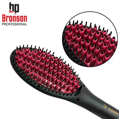 Bronson Professional Simply Straight Artifact Ceramic Hair Straightening Brush 1's - Straighteners