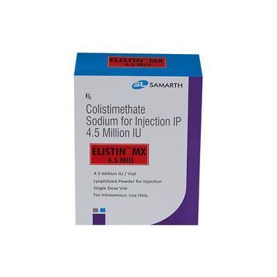 ELISTIN MX 4.5miu Injection 1's - Bacterial Infections-OAB