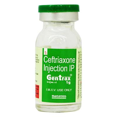 Gentrax 1gm Injection 1's - Bacterial Infections-Cep