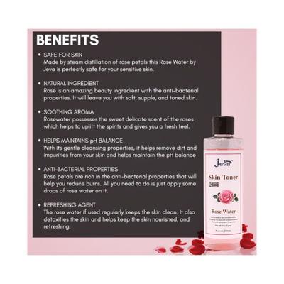 Jeva Rose Water 210 ml - Setting Spray