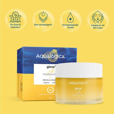 Aqualogica Glow Plus Jello Gel Moisturiser 50gm - Face Moisturizers