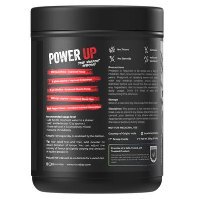 Nutrabay RageX Powder - Orange 360 g - Workout Essentials