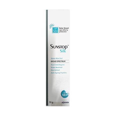 SUNSTOP SILK SPF 58+ MATTE SKIN FEEL BROAD SPECTRUM Sunscreen Gel 50g - Sun Protectors-Emo