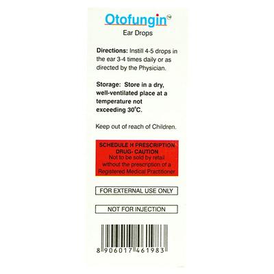 OTOFUNGIN Ear Drops 10ml - Ear Conditions-EAA