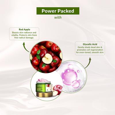 Lotus Botanicals GlycoBoost Radiant Skin Night Gel with Glycolic Acid & Red Apple 50 gm - Night Cream