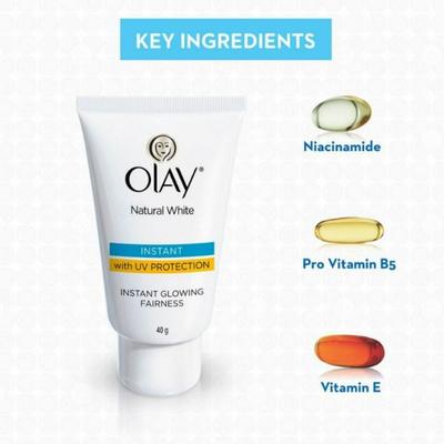 Olay Natural Aura Instant Radiance Glowing Cream with UV Protection 40gm - Face Moisturizers