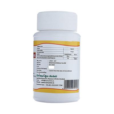 Chaitanya's Curcumin-95% Capsule 60's - Herbal Dietary Supplement