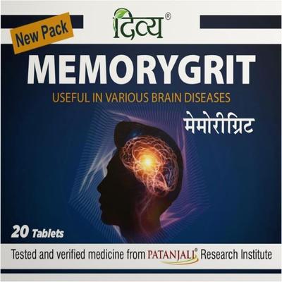 Patanjali Memorygrit Tablets 20's - Speciality Medicines