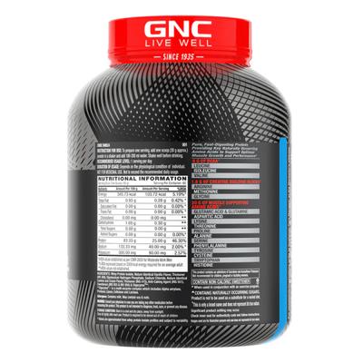 GNC AMP Pure Isolate Powder - Vanilla Custard 1.81 kg - Whey Proteins