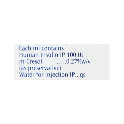 INSUMAN RAPID 100iu Cartridge 5X3ml - Diabetes-Ins