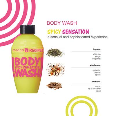 MADES Recipes Spicy Sensation Body Wash 100 ml - Shower Gels & Body Wash