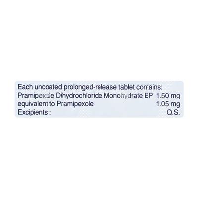 Pramirol SR 1.05mg Tablet 10'S - Parkinsonism-Apd