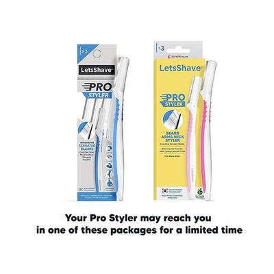 LetsShave Beard Pro Styler - Men (Pack of 3) - Razors & Cartridges