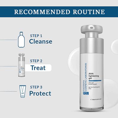 Fixderma FCL AHA LIGHTENING GEL Serum for Skin Brightening, AHA Serum for Men & Women (30 ml) - Face Gels
