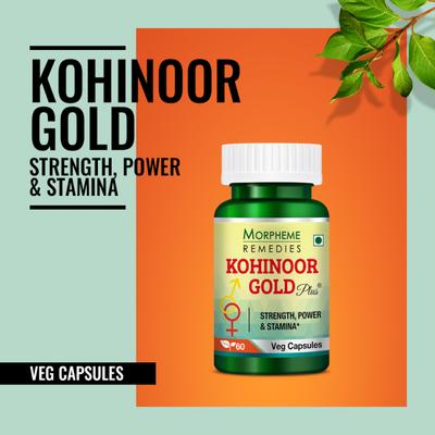 Morpheme Remedies Kohinoor Gold Plus 500 mg Veg Capsules 60's - Sexual Care