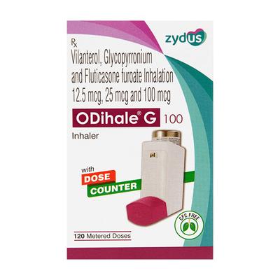 ODIHALE G 100 WITH DOSE COUNTER Inhaler 120md - Asthma/COPD-Ast