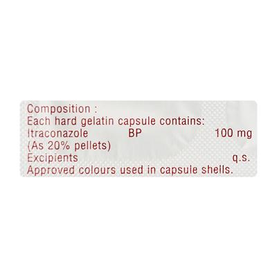 Itralent 100mg Capsule 10'S - Fungal Infections-Anf