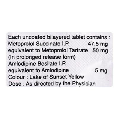 Metocard AM Tablet 10'S - Hypertension-Bet