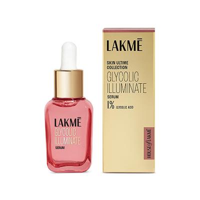 Lakme Glycolic Illuminate Serum with 1% Glycolic Acid Reduces Dullness & Improves Texture 15 ml - Face Serum