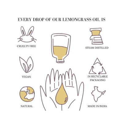 Essentia Extracts Lemongrass Essential Oil 15 ml - Essential Oils