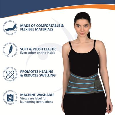 AccuSure Lumbo Support Belt (L) 1's - Knee/Leg Supports