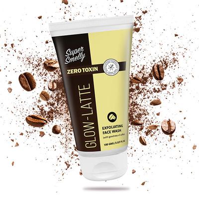 Super Smelly Glow Latte Exfoliating Face Wash 100 ml - Scrubs & Exfoliants