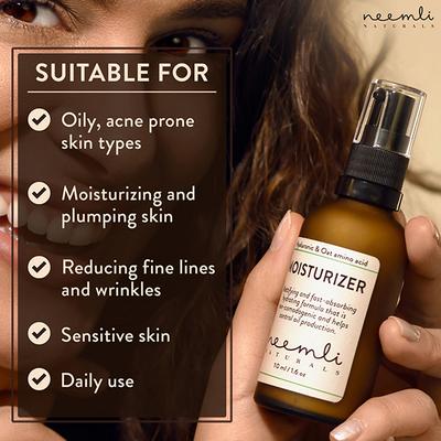 Neemli Naturals Hyaluronic & Oat Amino Acid Moisturiser 50 ml - Skin-Treatment