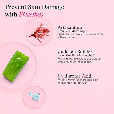 OZiva Bioactive Gluta Fizzy to Reduce Cellular Damage - Strawberry swirl 15's - Multi-Vitamins