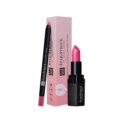 Star Struck by Sunny Leone Kiss Me Pink Lip Kit Lipstick and Lip Liner 2's - Lip Glosses